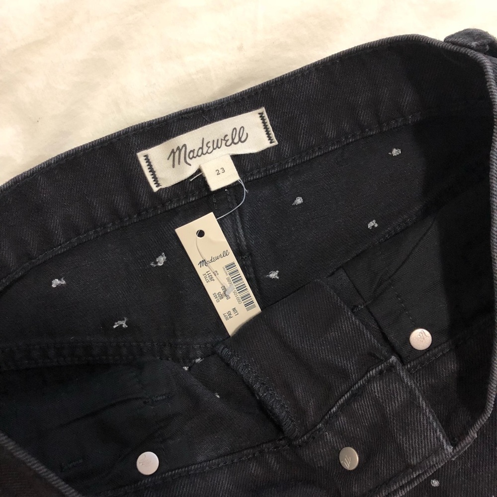 Madewell High Waisted 5 Pkt Mini - Picture 7 of 8